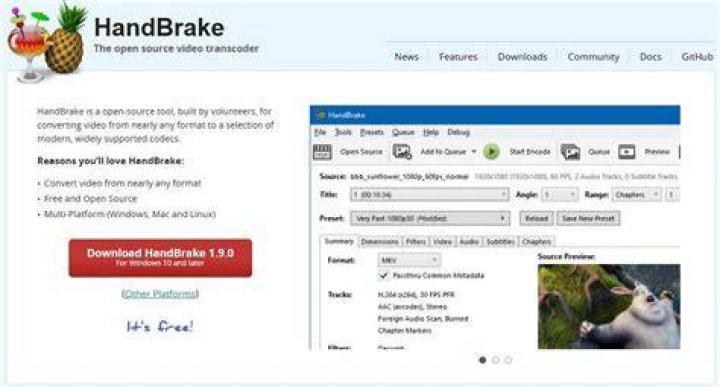 HandBrake v0.9.9 2x4K