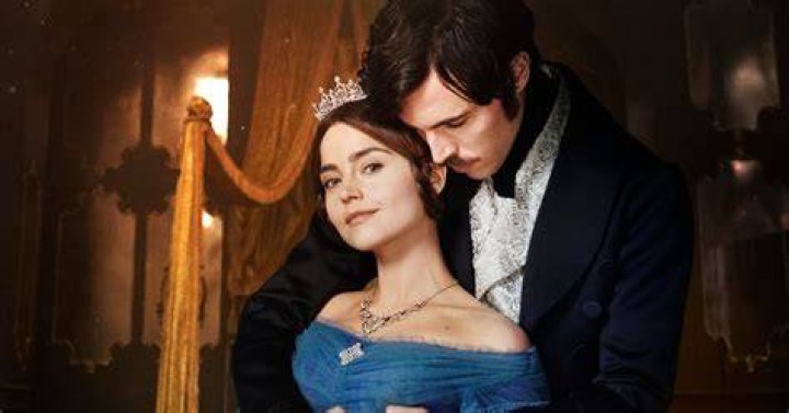 Jenna Coleman and Tom Hughes are pictured together on a London shopping